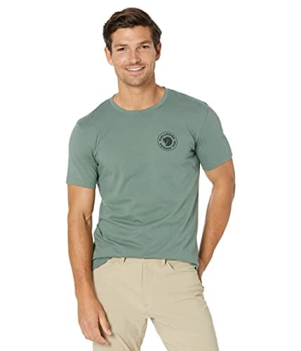 Image of FJALLRAVEN 87313-614 1960 Logo T-shirt M T-shirt Men's Patina Green L