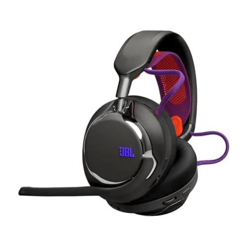 Image of JBL Quantum 950 Wireless Bluetooth Gaming Headset with JBL Quantum Spatial Sound, Noise Cancelling Mic, USB-C Cable, 45H Battery Life and Replaceable Parts, Multiplatform Compatibility, Black