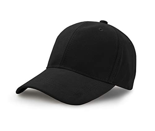 Image of UltraKey Suede Baseball Cap, Unisex Faux Suede Leather Adjustable Plain Hat Baseball Cap Black