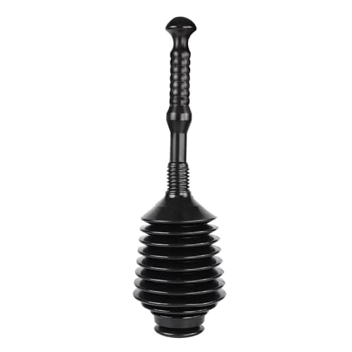 Image of Dekton Master Plunger - Large | master Plunger Use To Unblock Kitchen Sinks, Waste Disposal Units, Showers | Heavy-duty Rubber Cup | Extra-long Handle For Superior Leverage | Effortlessly Clears Clogs