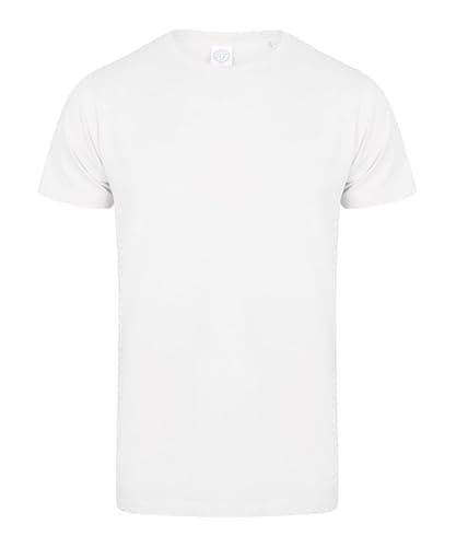 Image of Skinni Fit Men s Stretch T-Shirt SF121 (L, White)