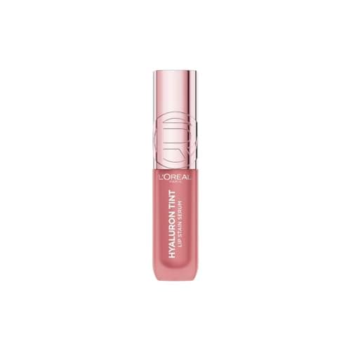 Image of L'Oréal Paris Hyaluron Lip Stain Serum, Hydrating Lip Tint & Cheek Stain, Up to 2x More Hydrated Lips 12-Hour Longwear, Infused with Hyaluronic Acid, Shade 601 Worth It