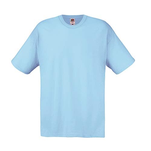 Image of Fruit of the Loom Men's Original T. T-Shirt, Sky, Large