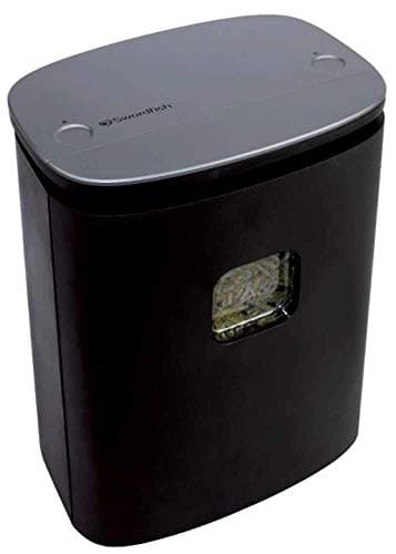 Image of Swordfish 1600XCD Continuous Shredding 16 Sheet P-4 Cross Cut Paper/Document Shredder [40244], Black, Silver