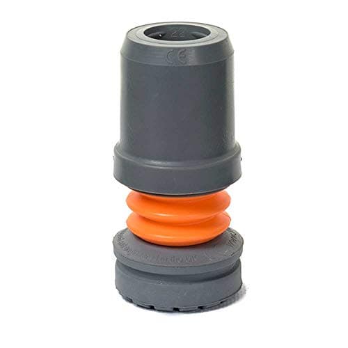 Image of NRS Healthcare Flexyfoot Shock Absorbing Ferrule, Grey, 25 mm