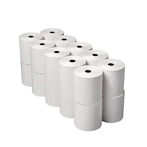 Image of 57 x 38 Thermal Credit Card Machine Till Roll Receipt Paper 2 Box 40 Rolls 57 x 38 x 12.7mm Core 57x40 Fit Ingenico Move 3500