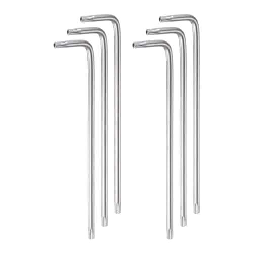 Image of sourcing map 6pcs Torx Hex Key Wrenches, T27 High Carbon Steel Extra Long Arm Torx Hex Key Wrench L-Shape Star Keys for Automotive Lawn Equipment and Engine Repairs