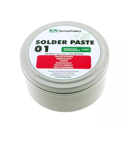 Image of New flux soldering paste in the 100g tin for electronics SMD plumbing DIY et