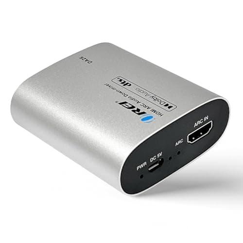 Image of OREI HDMI ARC to RCA L/R Analog Audio Converter Decoder Dolby Audio DTS with 3.5mm Jack Support Headphone/Speaker Outputs - HDMI ARC to Analog Audio Converter