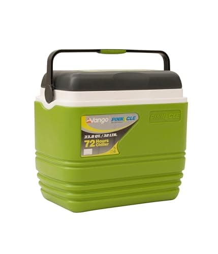 Image of Vango Pinnacle Cool Box Cooler Ice Box | Highly Insulated, Portable, Leakproof, Durable, Ice Rentention, Food Safe - Camping, Fishing, Beach, Festival, Picnic (32L)