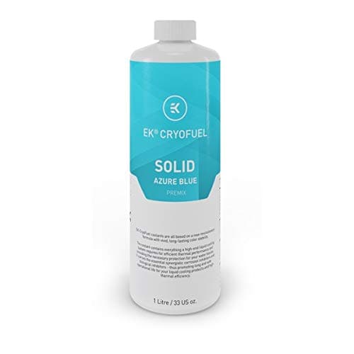 Image of CK EK Water Blocks EK-CryoFuel Solid Azure Blue 1 Litre Premix