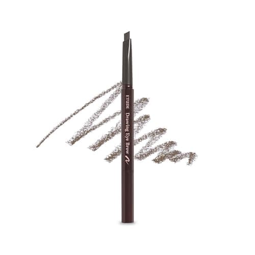 Image of Etude House Drawing Eye Brow #2 Gray Brown 21AD | Long-Lasting Eyebrow Pencil for Soft Textured Natural Daily Look Eyebrow Makeup | K-beauty