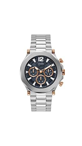 Image of GUESS Men Analog Quartz Watch with Stainless Steel Strap GW0539G1