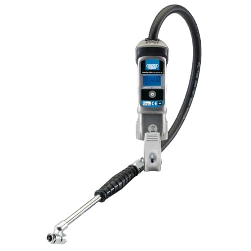 Image of Draper 74839 digital gauge air line inflator with twin connectors