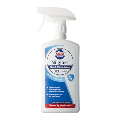 Image of Nilco Professional Nilglass Smear-Free Glass and Mirror Cleaner, 500 ml (Pack of 1)