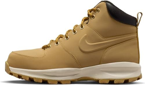 Image of Nike Nike Manoa Leather, Men's Trail Running Shoes, Multicolour Wolf Grey Thunder Grey Black 004, 6 UK (40 EU)