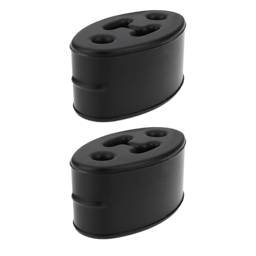 Image of YINETTECH 2Pcs Exhaust Silencer Rubber AV61-5A262-BA AV61-5A262B Compatible with Volvo C30 2006-2013 84x49x40mm