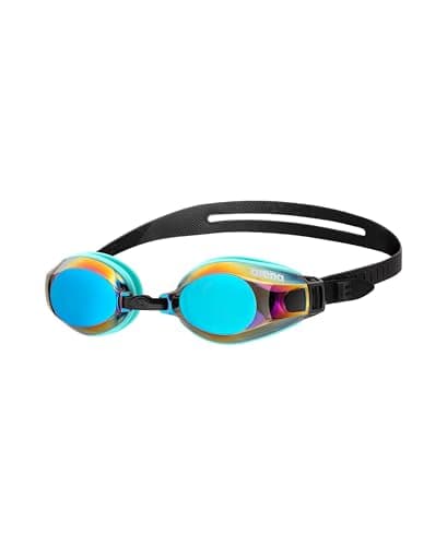 Image of ARENA Zoom X-Fit Mirror Swim Goggles Unisex Adult Pool Goggles with Wide Lenses, UV Protection, Adjustable Nose Bridge, Silicone Seals and Anti-Fog Lenses