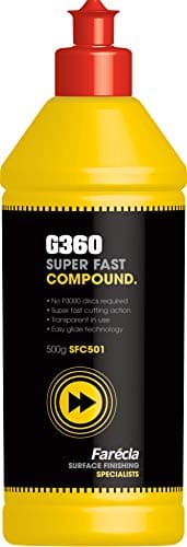 Image of Farécla G360 Super Fast Compound 500g (SFC501) – Heavy Cut Liquid Compound for Cars, Removes P1500 Scratches, No P3000 Needed, Fast Cutting Action, Swirl-Free, High Gloss Finish, Permanent Results