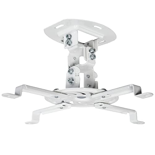 Image of VIVO Universal Adjustable Ceiling Projector, Projection Mount Extending Arms Mounting Bracket, White, MOUNT-VP01W