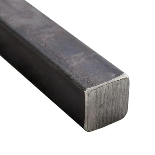 Image of MILD STEEL SQUARE BAR SOLID BOX METAL IRON ROD 10mm Width / 1m Length (10x1000mm)