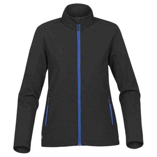 Image of Stormtech Womens/Ladies Orbiter Softshell Jacket (M) (Black/Azure Blue)