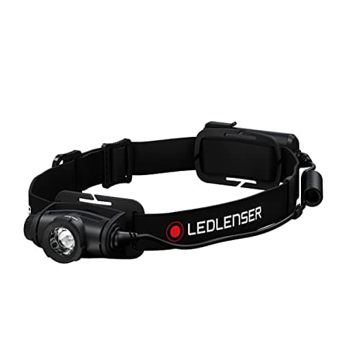 Image of Ledlenser H5 Core - Battery Powered LED Head Torch, Super Bright 350 Lumens Headlamp, Water Resistant (IP67), Camping, Hiking Equipment, Rechargeable Work Head Torch, Up to 20 Hours Running Time