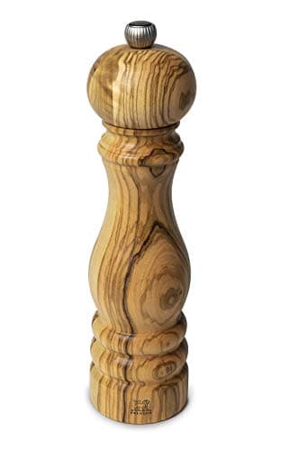 Image of Peugeot - Paris Manual Pepper Mill - Adjustable Grinder - Olive Wood, 22 cm