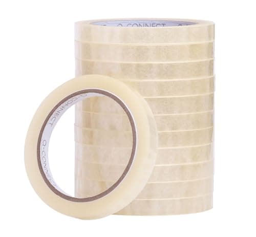 Image of Q-Connect Adhesive Tape 12 mm x 66 m (Pack of 12)