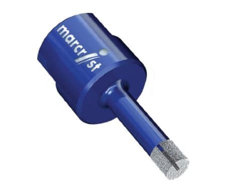 Image of Marcrist Tile Drill PG850 Diameter 6 mm / 8 mm / 10 mm / 15 mm / 19 mm / 22 mm / 26 mm / 32 mm / 36 mm / 53 mm / 58 mm / 65 mm / 70 mm / 80 mm / 112 mm - Tiles, Porcelain Stoneware Clinker Natural Stone Granite Marble Ceramic Terracotta - Perfect for Tilers
