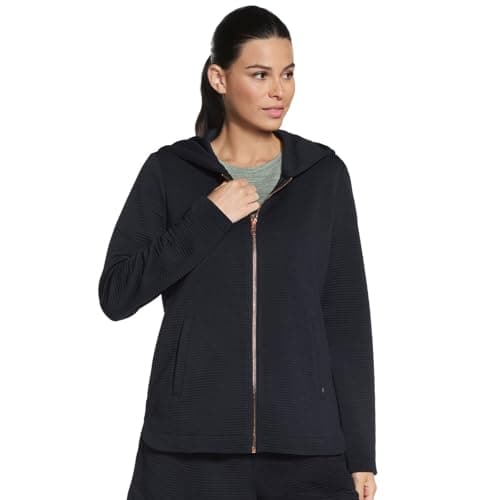 Image of Skechers Women's Jacket - GOWALK EVERYWHERE TUNIC JACKET - Black, L