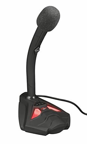 Image of Trust Gaming GXT 211 Reyno USB Microphone for PC and Laptop - Black