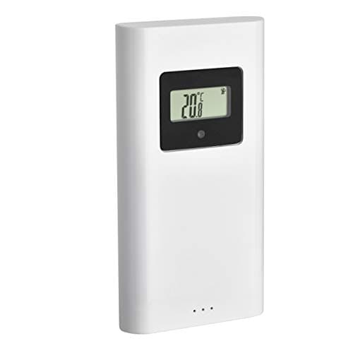 Image of TFA Dostmann Temperature Transmitter with Display, Outdoor Transmitter for Horizon 35.1155.01 Wireless Weather Station White (L) 50 x (W) 30 x (H) 97 mm