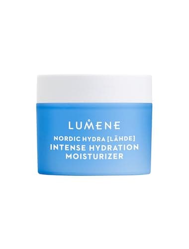 Image of LUMENE Nordic Hydra [LÄHDE] Intense Hydration Moisturizer | With Triple Hyaluronic Acid to Hydrate Dry Skin | Lightweight and Non-Greasy | Plumping Face Cream for All Skin Types | Vegan | 50 ml