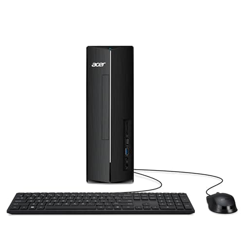 Image of acer Aspire XC-1710 Tower Desktop - Intel i3 N305, 8GB, 256GB SSD, Integrated Graphics, Windows 11, Black
