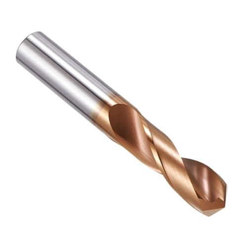 Image of PATIKIL 11.5mm Drill Bit, Carbide Twist Jobber Bits Straight Shank 130° for Drilling Hard Metal Alloy Steel Stainless Steel Titanium Alloys - 1 Pack