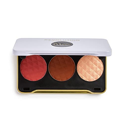 Image of Makeup Revolution, Patricia Bright, You Are Gold, Face Palette, Medium, 3 Shades, 6.6g