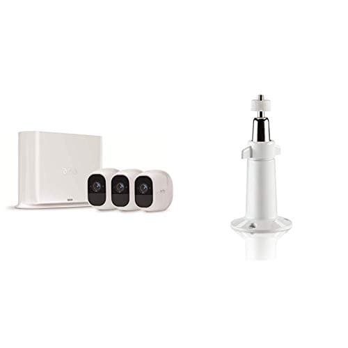 Image of Arlo Pro2 Smart Home Security Cameras | Alarm | Rechargeable | Night Vision | Indoor/Outdoor | 1080p | 2-Way Audio | Free Cloud Storage Included | 3 Camera Kit | VMS4330P
