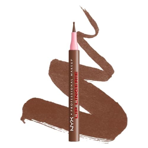 Image of NYX Professional Makeup Lip Liner, Lingerie Lip Liner Stain, Seamless All Day Stain, Waterproof, Transfer-Proof, Smudge-Proof, Staining Lip Liner, Shade: Up To No Good