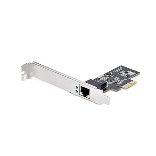 Image of StarTech.com 1-Port 2.5Gbps PCIe Network Card, Computer Network Card, Intel I225-V, Multi-Gigabit Ethernet Interface Card