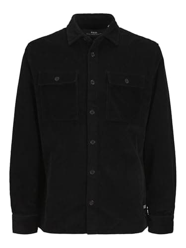 Image of JACK & JONES Men's Rddbrady Overshirt Cord. L/S Noos Shirt, Black, M