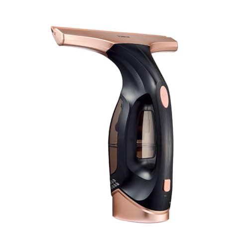 Image of Tower T131001BLG Cordless Vac Window Cleaner with Rechargeable Battery, 150ml Water Tank, 20W, Black and Rose Gold