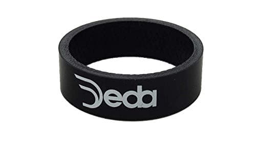 Image of Deda Elementi Carbon Fibre 1 1/8" Headset Spacer, Black, 10mm (Single)
