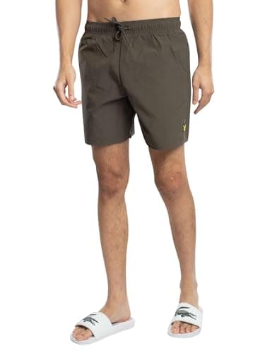Image of Lyle & Scott Swimwear Plain Swimshort W485 Olive, L