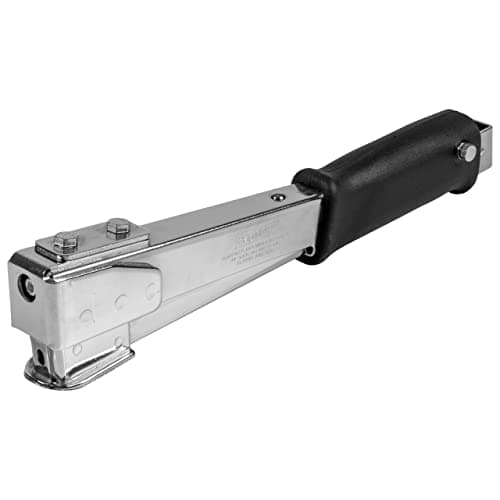 Image of Rapid R54 Heavy-Duty Hammer Tacker for Roofing/Membranes/Carpeting, Strong All-Steel Construction, Hammer Stapler, Uses Flatwire Staples No. 140, 6-14mm, Boxed (10566826)