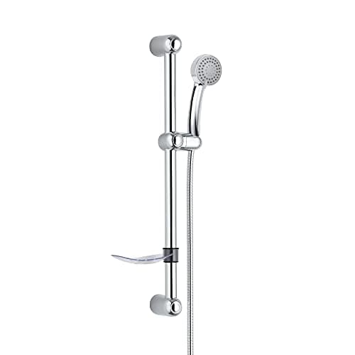 Image of Blue Canyon Roman Shower Kit for Bath, Stainless Steel Shower Kits & Riser Rails, High-Pressure Water Flow, Customised Bathing with 3 Mode Shower Spray, Adjustable Shower Handset, Easy to Install