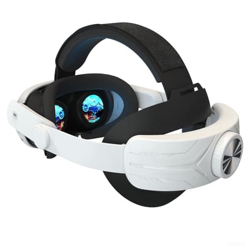 Image of Head Strap, Adjustable for ELITE Strap Replacement, For META For VR, VR Adjustment Headset Head Strap, VR Game Essential Accessory(Black and white)