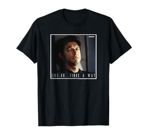 Image of Jurassic Park Ian Malcolm Life Finds A Way T-Shirt