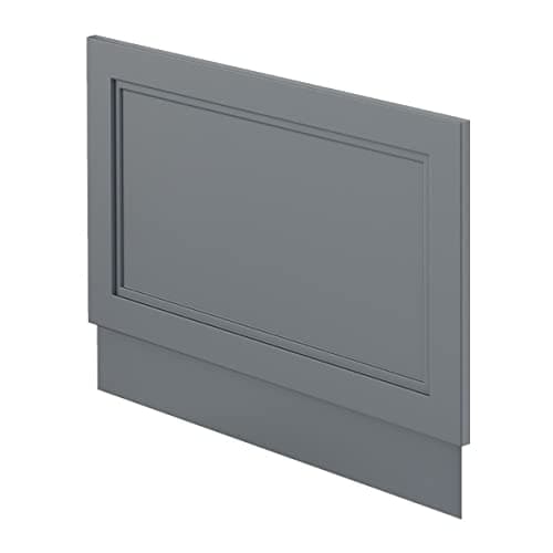 Image of Rowan 700mm End Bath Panel Adjustable Height Traditional Design Shaker Style Detail � Light Grey