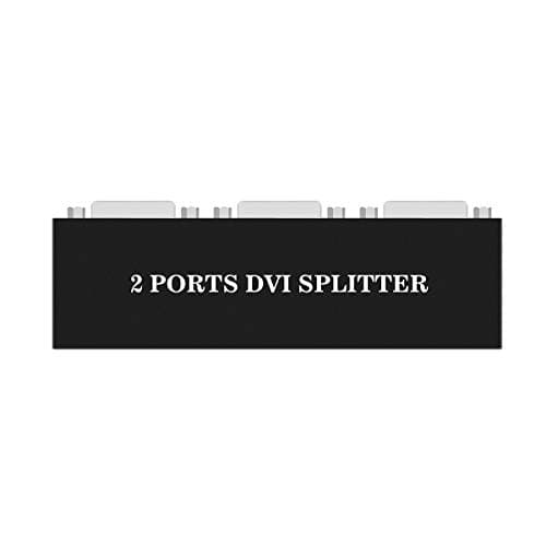 Image of DVI Splitter 1x2 1In 2 Out DVI Switchers Video Splitter HD 1080P with US Power Adapter